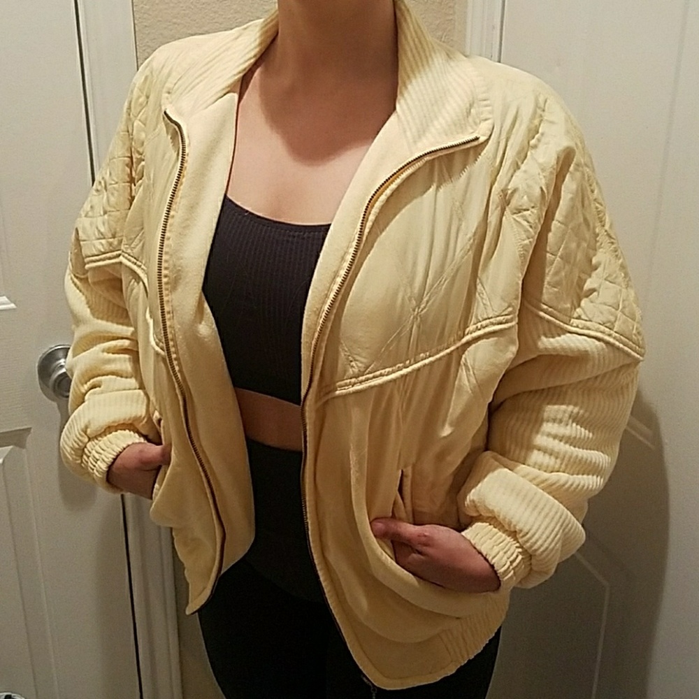 1990s inspired vintage bomber jacket Fuda internal